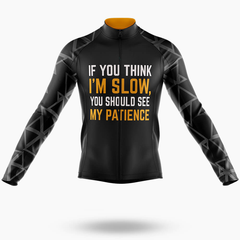 I'm slow - Men's Cycling Kit-Long Sleeve Jersey-Global Cycling Gear