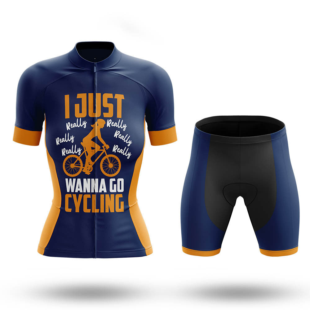 Really Wanna Go - Women- Cycling Kit-Full Set-Global Cycling Gear