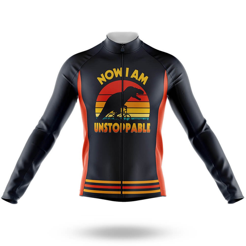 Now I Am Unstoppable - Men's Cycling Kit-Long Sleeve Jersey-Global Cycling Gear