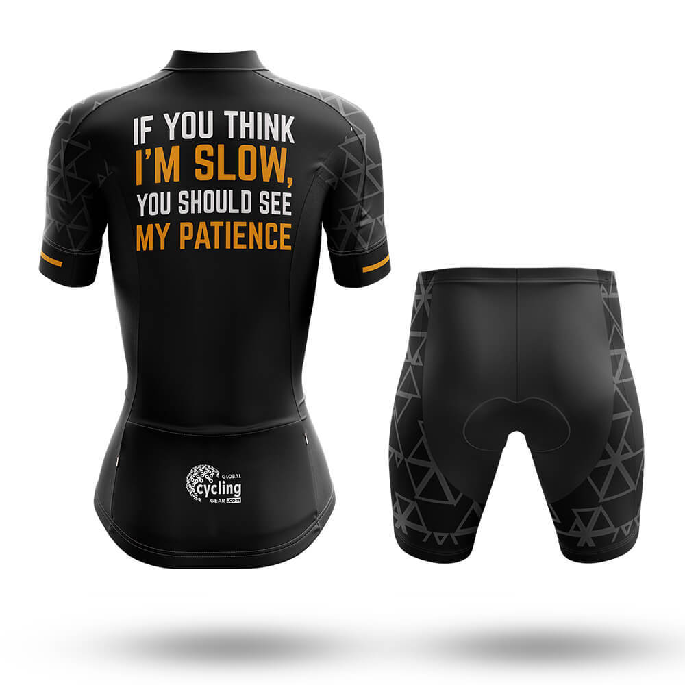 I'm slow - Women's Cycling Kit-Full Set-Global Cycling Gear