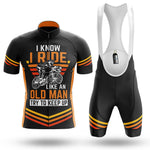 I Ride Like An Old Man V2 - Men's Cycling Kit-Full Set-Global Cycling Gear