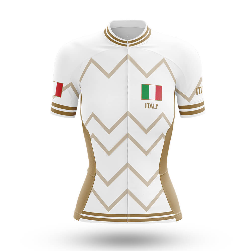 Italy - Women V17 - White - Cycling Kit-Jersey Only-Global Cycling Gear