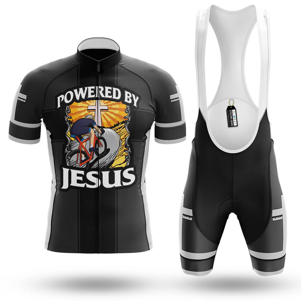 Powered By Jesus - Men's Cycling Kit-Full Set-Global Cycling Gear