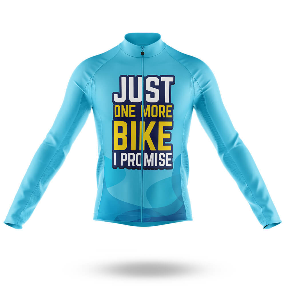 Just One More Bike I Promise - Men's Cycling Kit-Long Sleeve Jersey-Global Cycling Gear