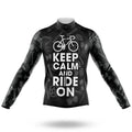 Keep Calm - Men's Cycling Kit-Long Sleeve Jersey-Global Cycling Gear