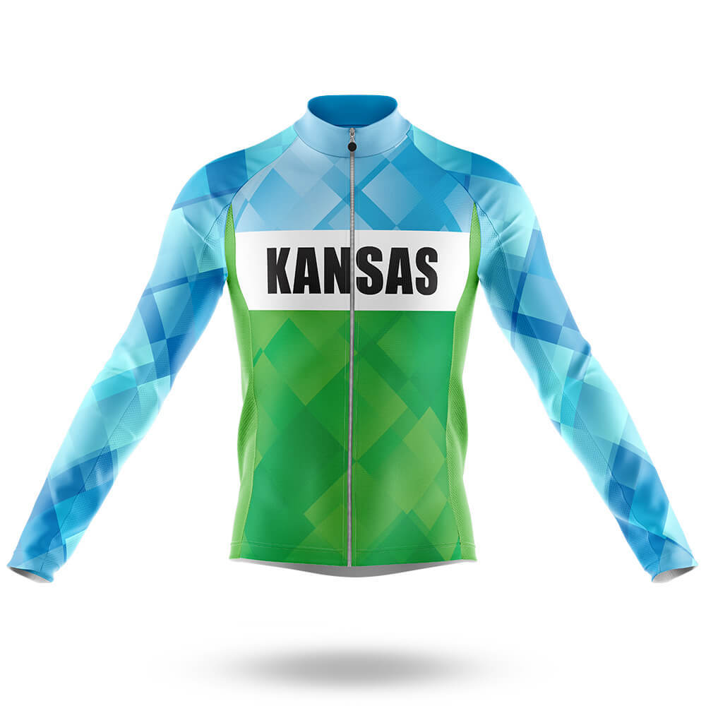 Kansas S3 - Men's Cycling Kit-Long Sleeve Jersey-Global Cycling Gear