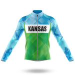 Kansas S3 - Men's Cycling Kit-Long Sleeve Jersey-Global Cycling Gear