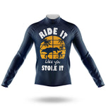 Like Stole It - Men's Cycling Kit-Long Sleeve Jersey-Global Cycling Gear