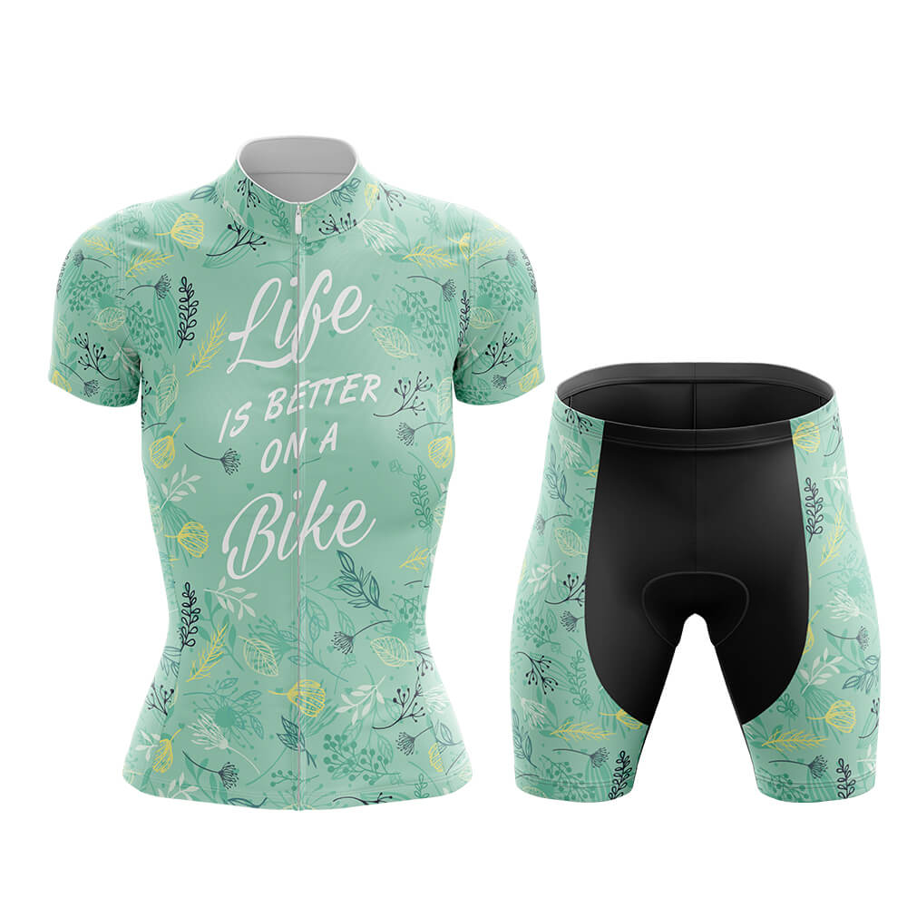 Life Is Better On A Bike - Cycling Kit-Full Set-Global Cycling Gear