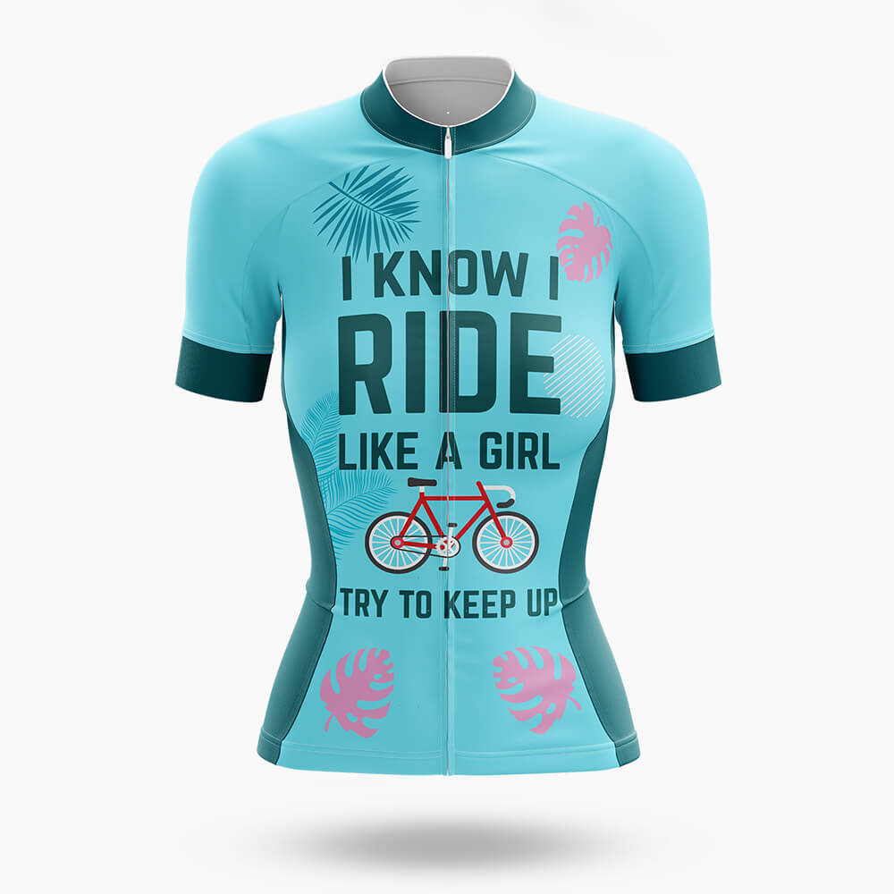 Like A Girl V3 - Women's Cycling Kit-Jersey Only-Global Cycling Gear
