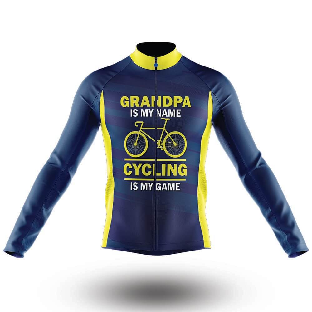 Cycling Is My Game - Men's Cycling Kit-Long Sleeve Jersey-Global Cycling Gear