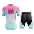 I Love My Awesome Husband - Cycling Kit-Full Set-Global Cycling Gear