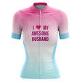 I Love My Awesome Husband - Cycling Kit-Jersey Only-Global Cycling Gear