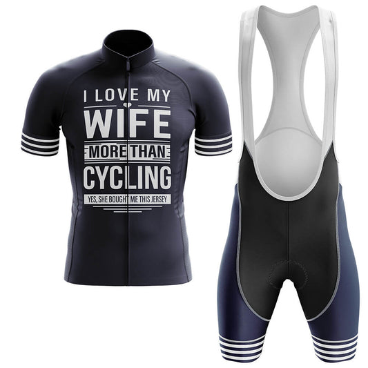 I Love My Wife V5 - Men's Cycling Kit-Full Set-Global Cycling Gear