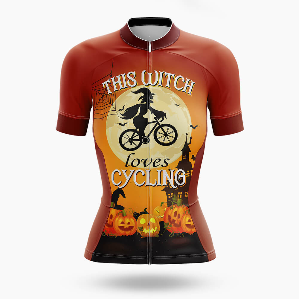 This Witch Loves Cycling - Women - Cycling Kit-Jersey Only-Global Cycling Gear