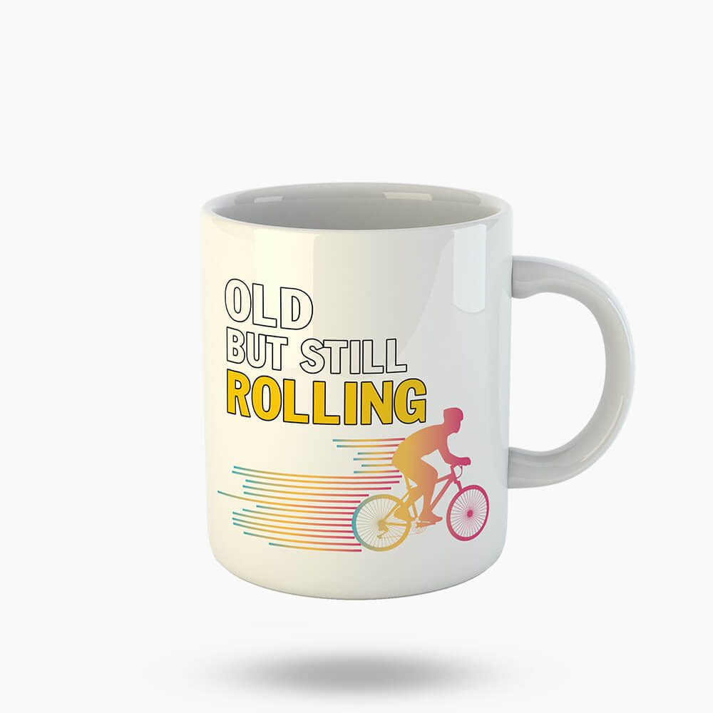 Old But Still Rolling - Mug-Global Cycling Gear