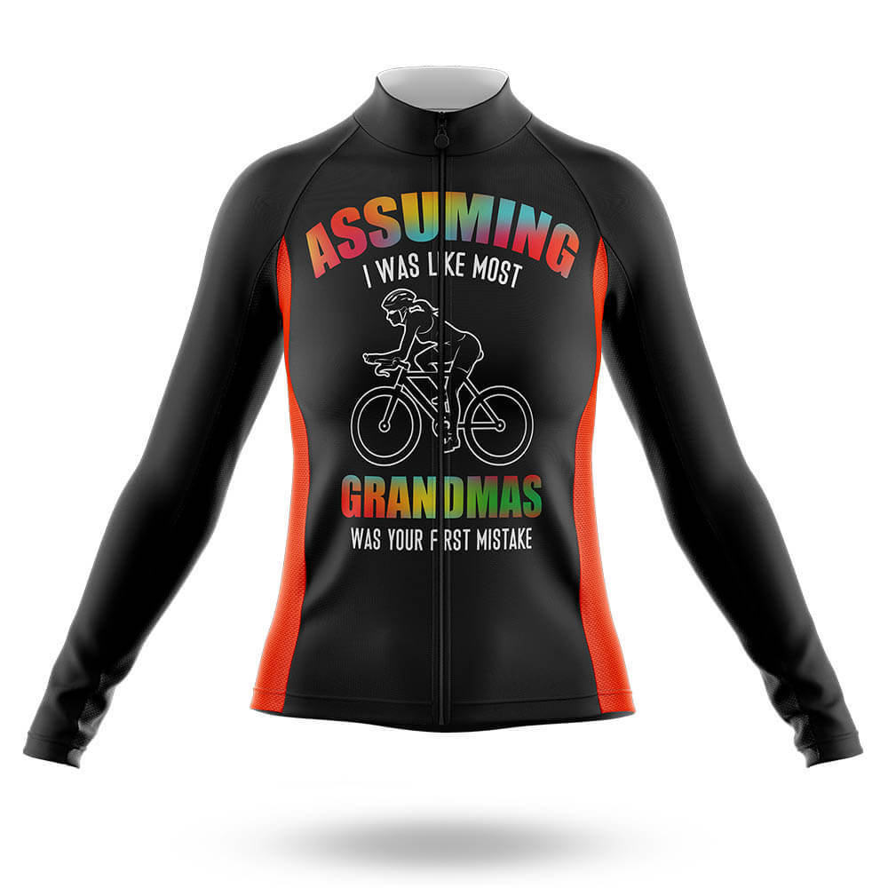 Your Mistake - Women's Cycling Kit-Long Sleeve Jersey-Global Cycling Gear