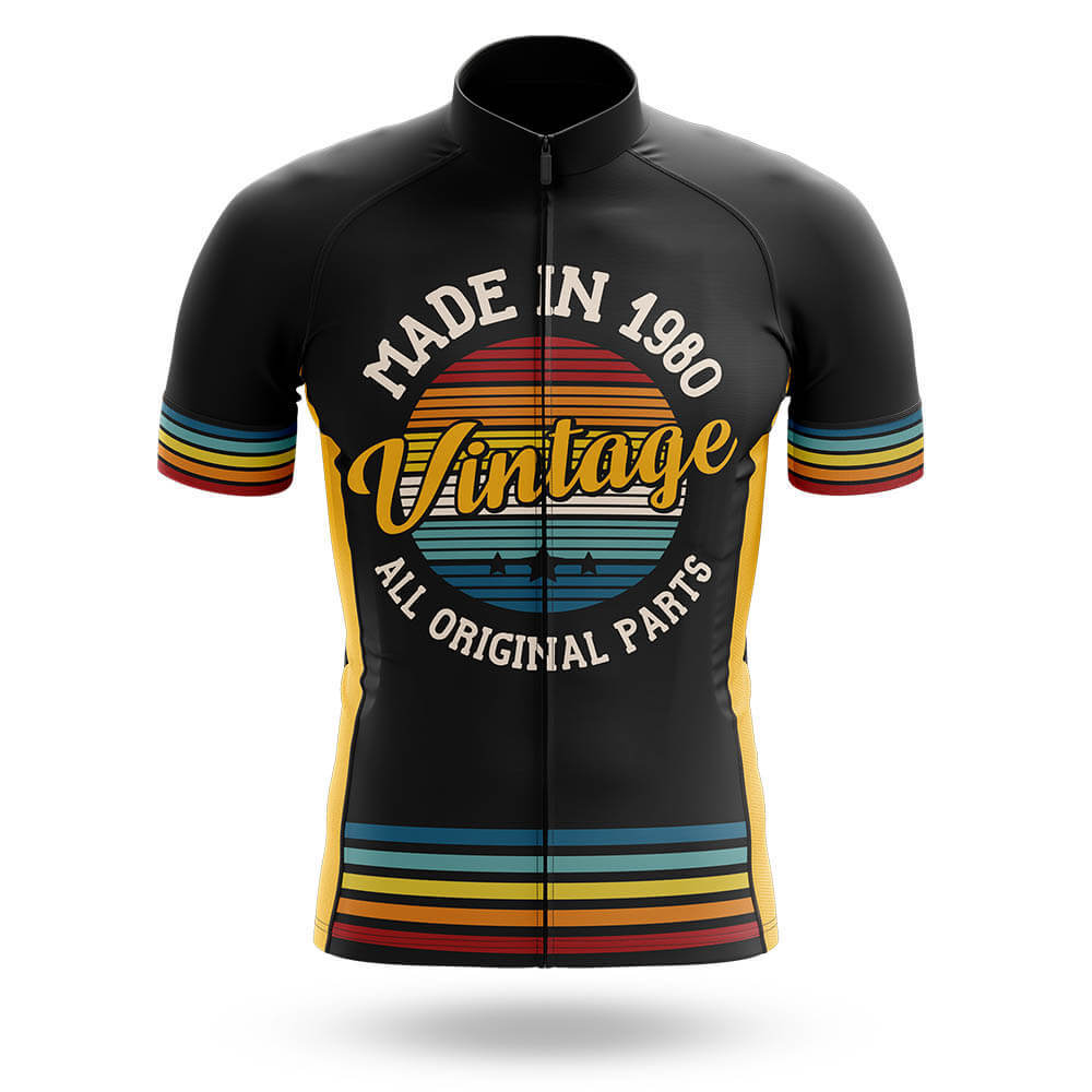 Retro Custom Year Vintage - Men's Cycling Kit-Jersey Only-Global Cycling Gear