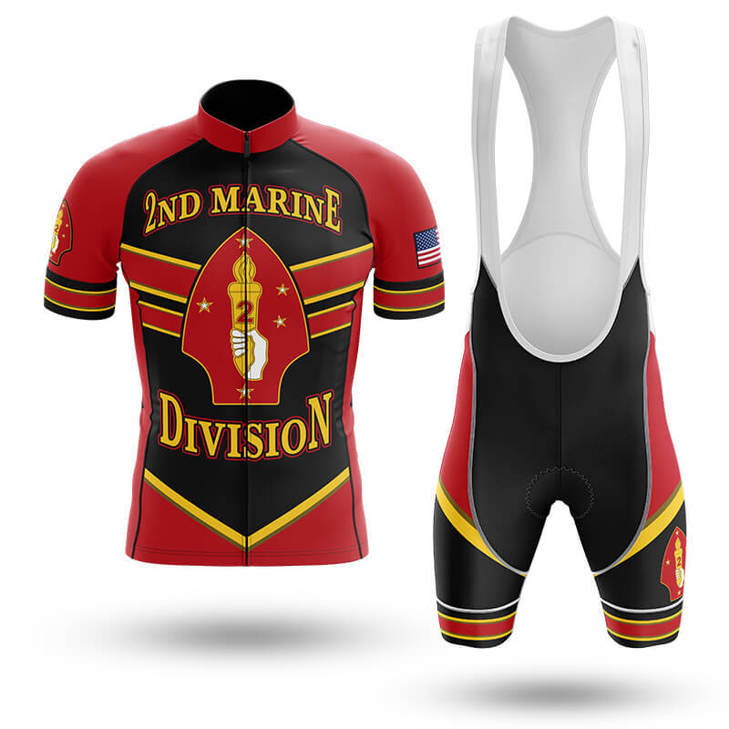 2nd Marine Division - Men's Cycling Kit-Full Set-Global Cycling Gear