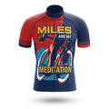 Miles Are My Meditation - Men's Cycling Kit-Jersey Only-Global Cycling Gear