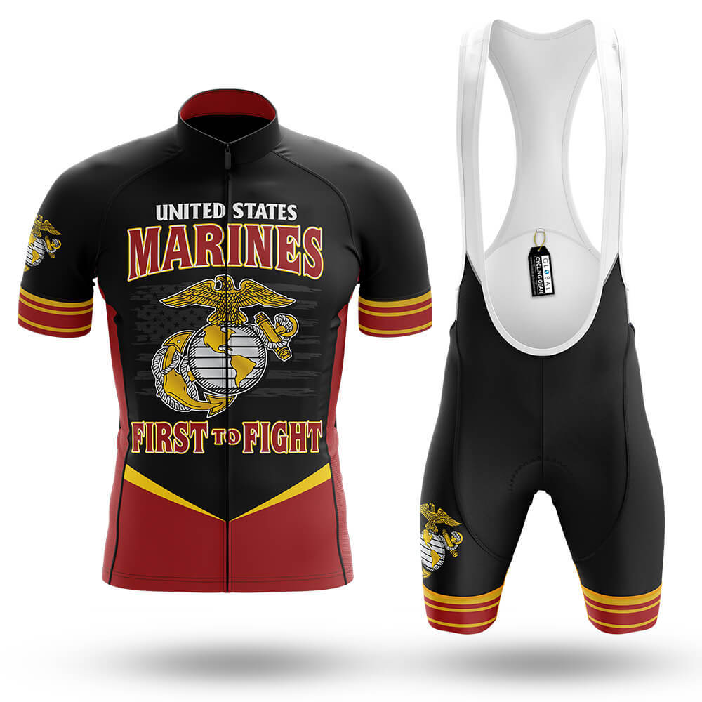 U.S Marine Corps V4 - Men's Cycling Kit-Full Set-Global Cycling Gear