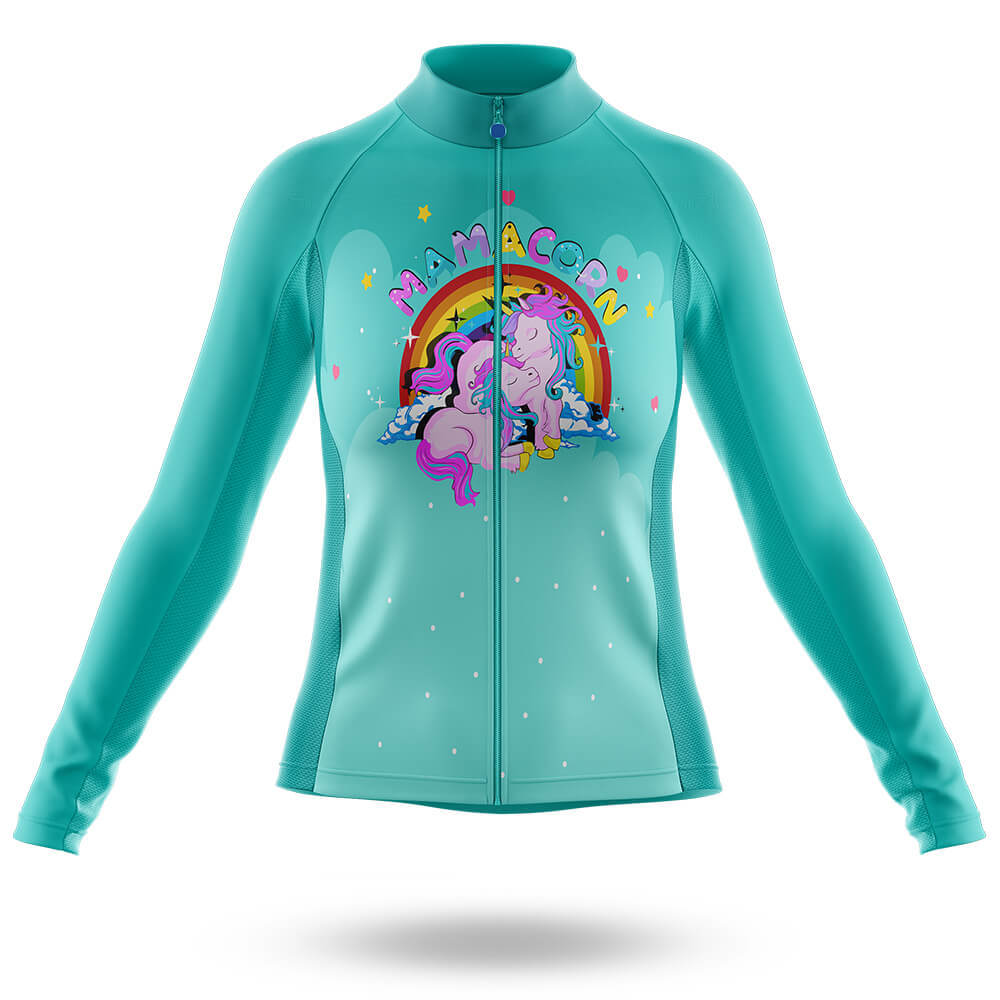 Mamacorn - Women's Cycling Kit-Long Sleeve Jersey-Global Cycling Gear