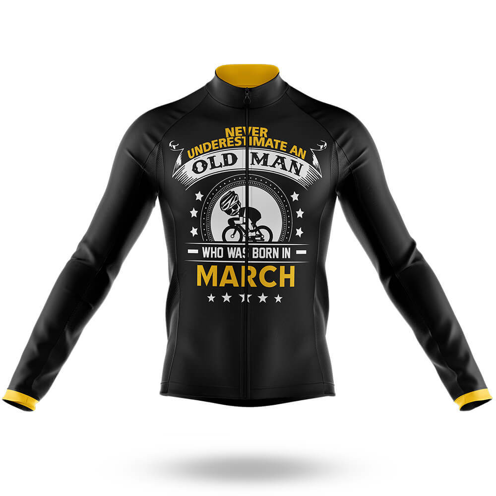 March - Men's Cycling Kit-Long Sleeve Jersey-Global Cycling Gear