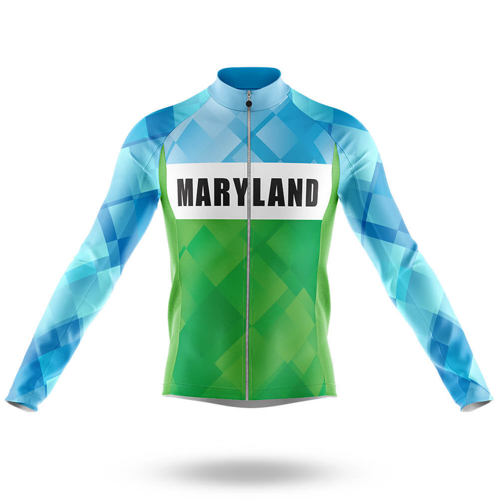 Maryland S3 - Men's Cycling Kit-Long Sleeve Jersey-Global Cycling Gear