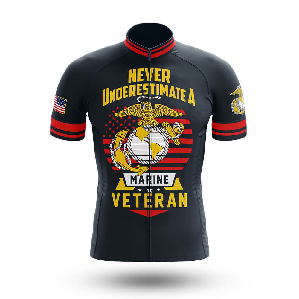 U.S. Marine Veteran - Men's Cycling Kit-Jersey Only-Global Cycling Gear