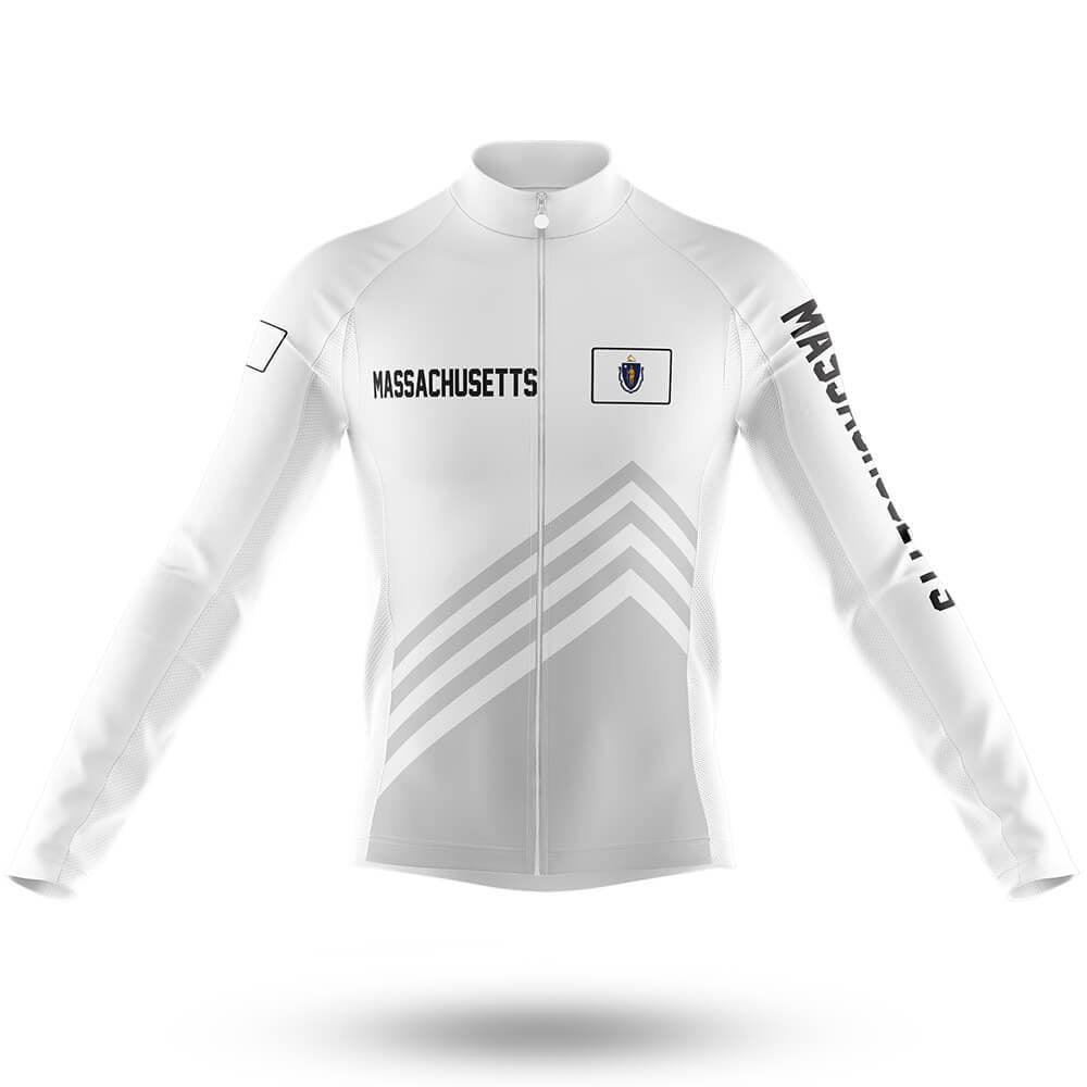 Massachusetts S4 - Men's Cycling Kit-Long Sleeve Jersey-Global Cycling Gear