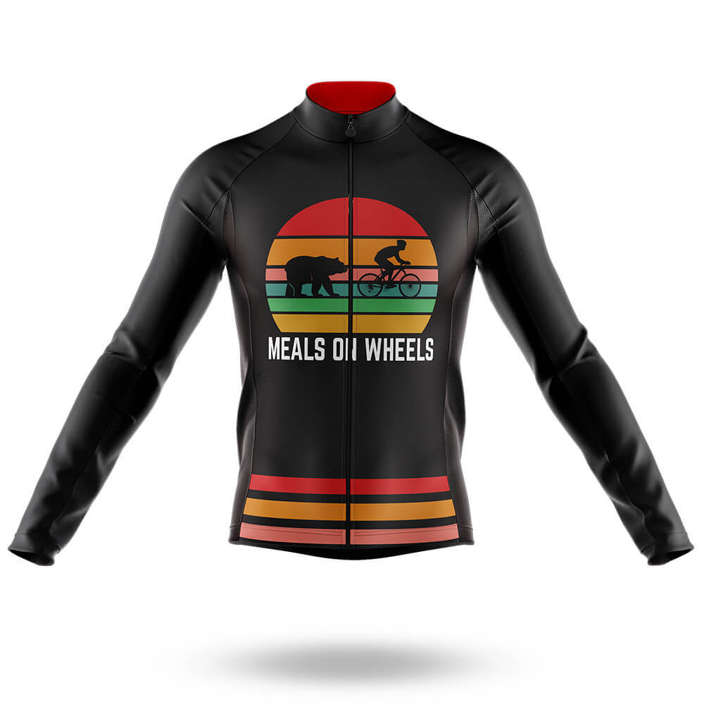 Meals On Wheels - Men's Cycling Kit-Long Sleeve Jersey-Global Cycling Gear