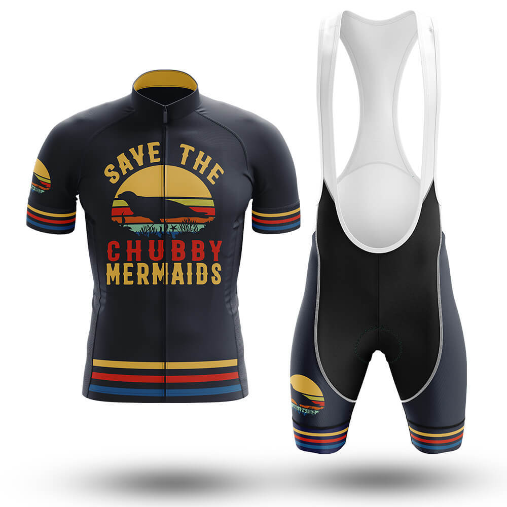 The Chubby Mermaids - Men's Cycling Kit-Full Set-Global Cycling Gear