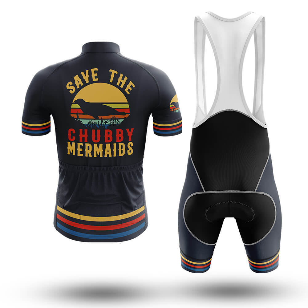 The Chubby Mermaids - Men's Cycling Kit-Full Set-Global Cycling Gear
