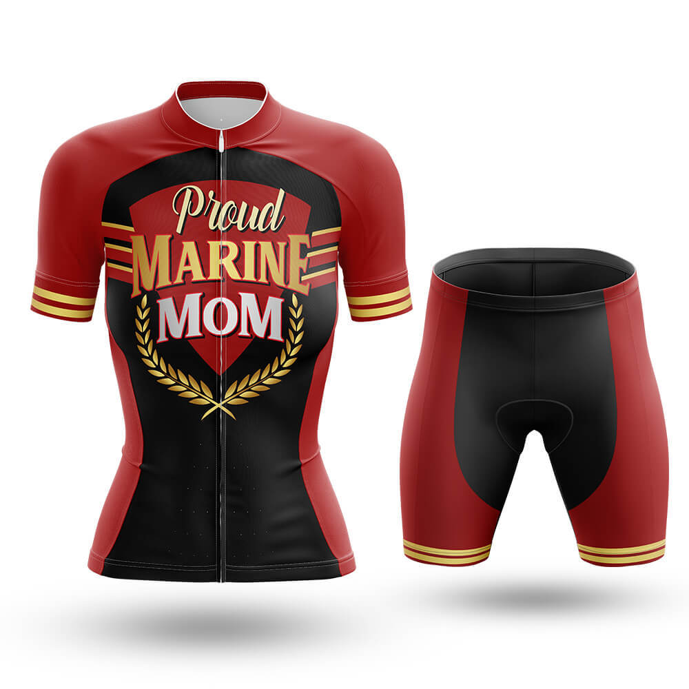 Proud Marine Mom - Cycling Kit-Full Set-Global Cycling Gear