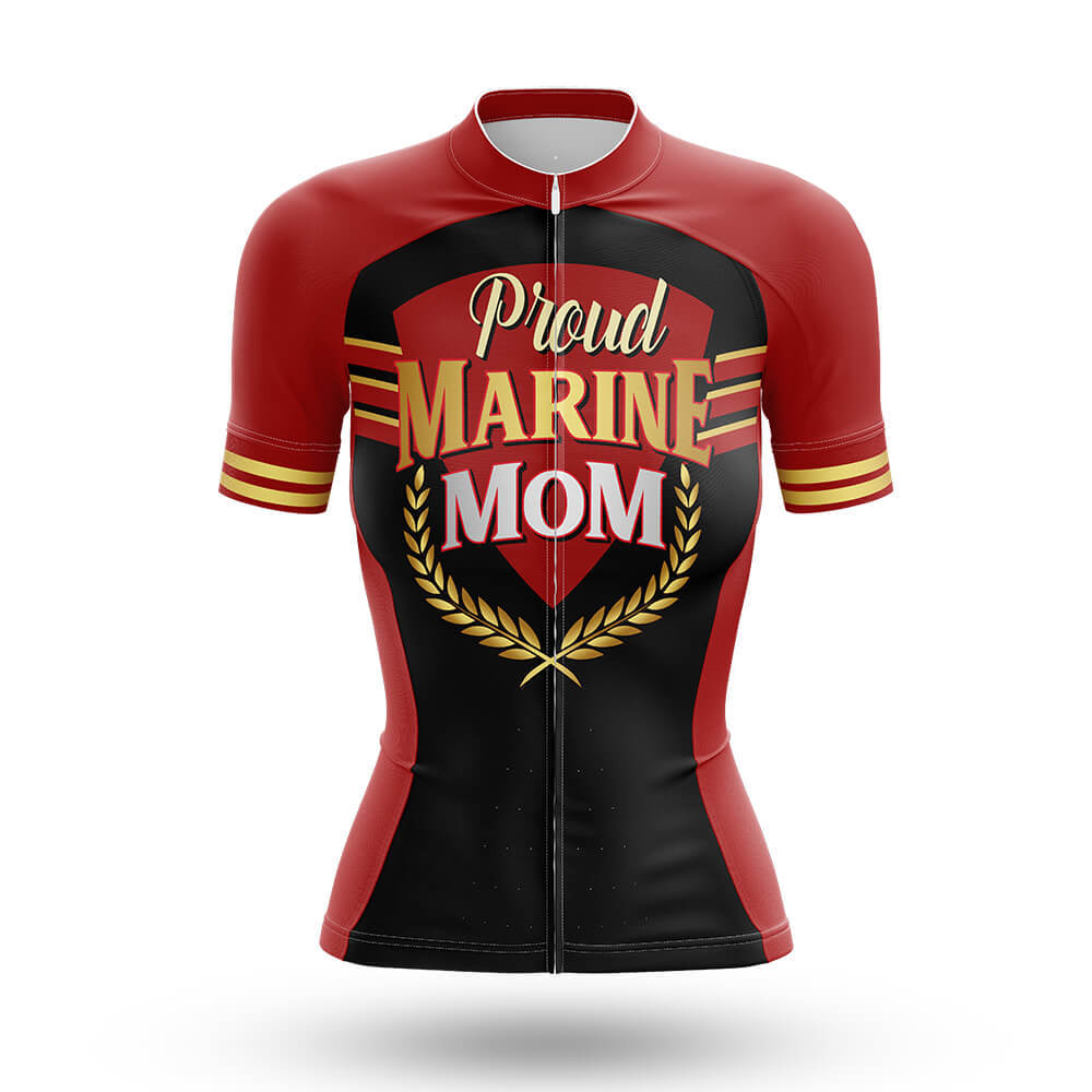Proud Marine Mom - Cycling Kit-Jersey Only-Global Cycling Gear