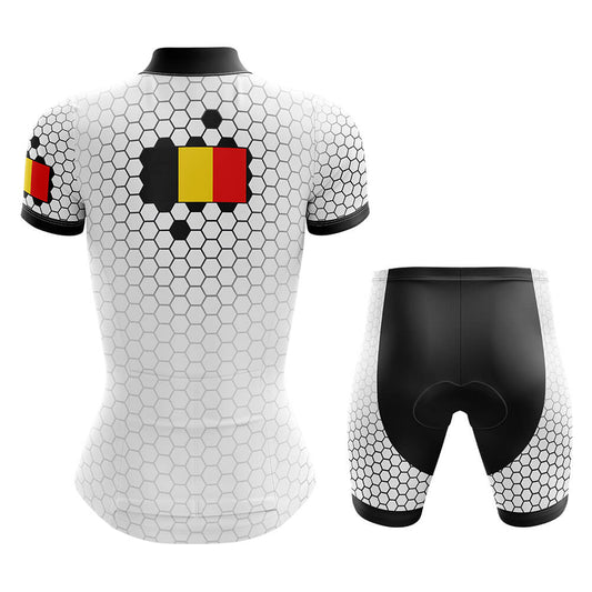 Belgium - Women V5 - Cycling Kit-Full Set-Global Cycling Gear