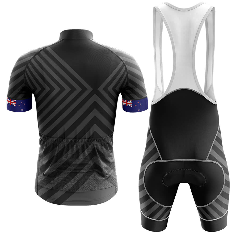 New Zealand V13 - Black - Men's Cycling Kit-Full Set-Global Cycling Gear