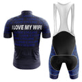 I Love My Wife V2 - Men's Cycling Kit-Full Set-Global Cycling Gear