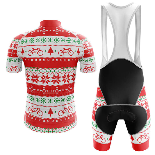 Christmas V2 - Men's Cycling Kit-Full Set-Global Cycling Gear
