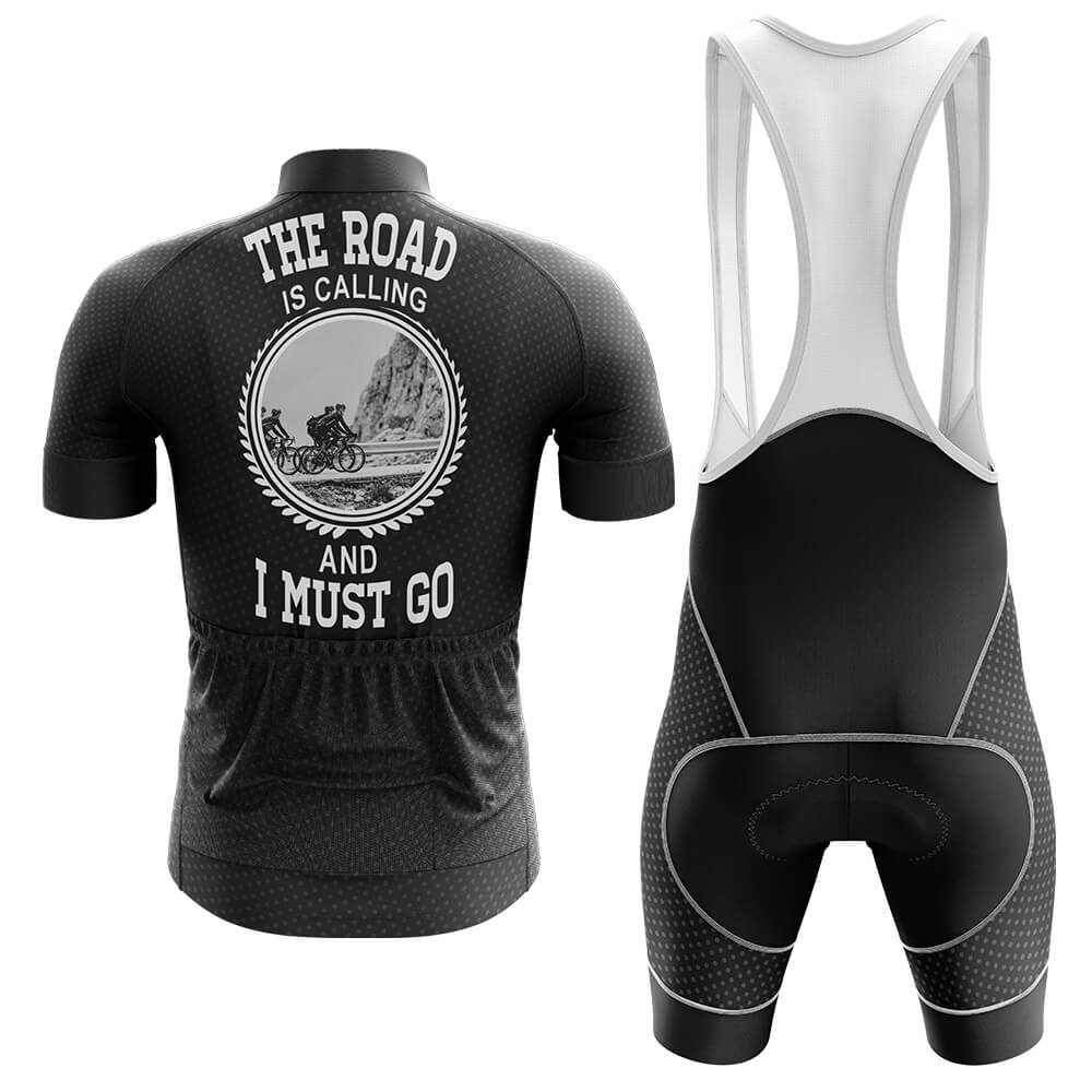 The Road Is Calling - Men's Cycling Kit-Full Set-Global Cycling Gear