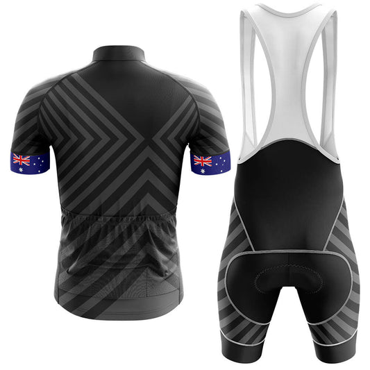 Australia V13 - Black - Men's Cycling Kit-Full Set-Global Cycling Gear