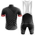 Switzerland V13 - Black - Men's Cycling Kit-Full Set-Global Cycling Gear