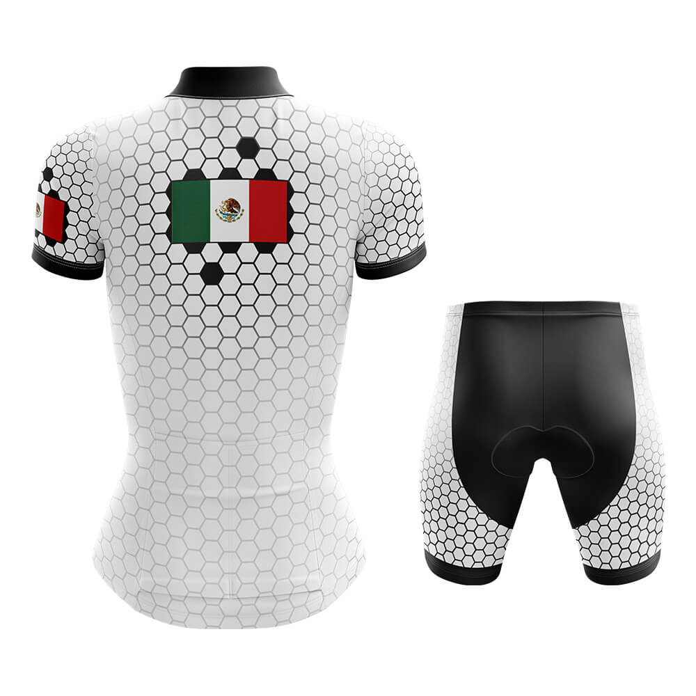 Mexico - Women V7 - Cycling Kit-Jersey + Shorts-Global Cycling Gear