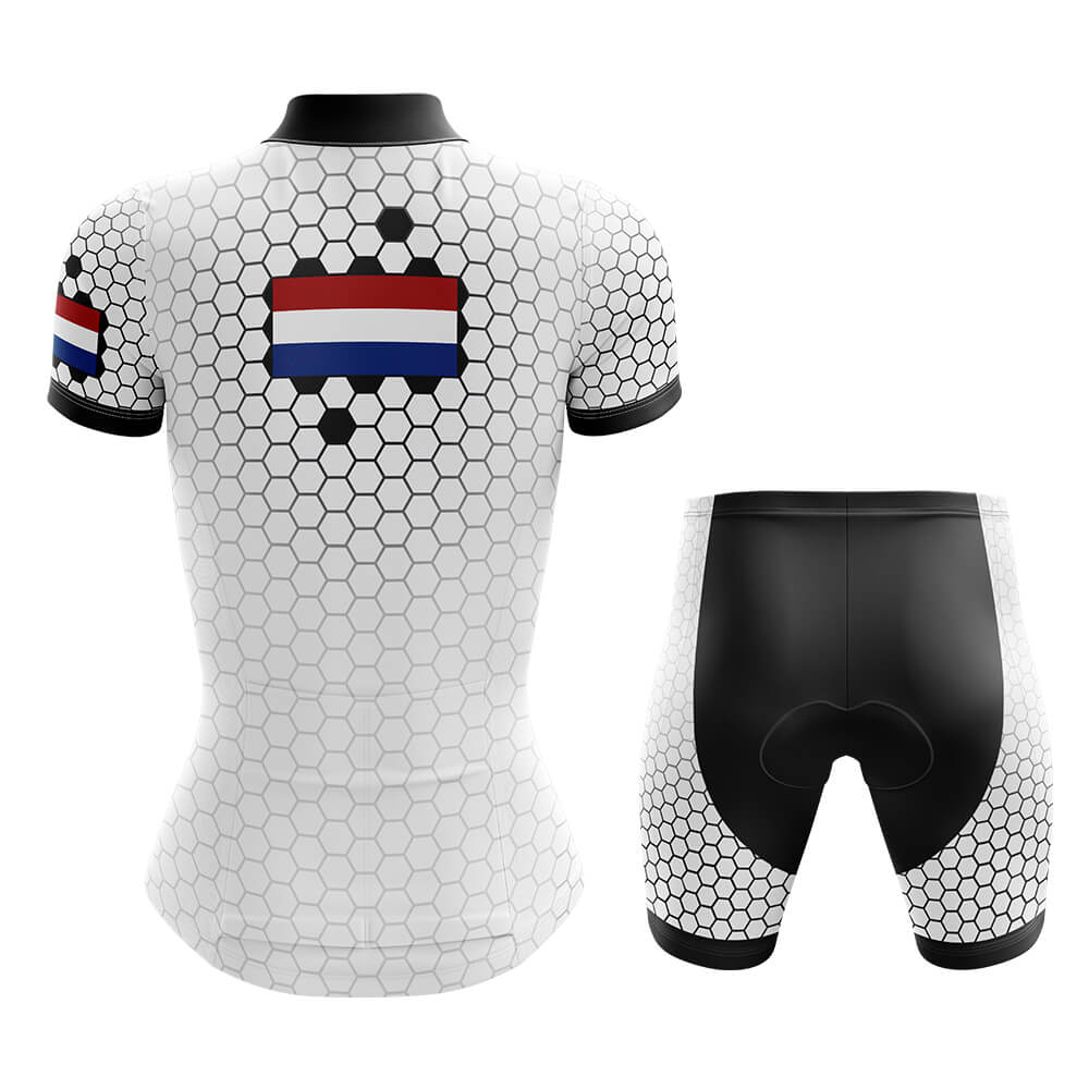 Netherlands - Women V5 - Cycling Kit-Full Set-Global Cycling Gear