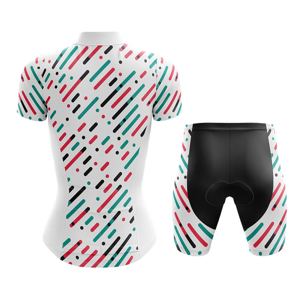 Life Behind Bars - Women Cycling Kit-Jersey + Shorts-Global Cycling Gear