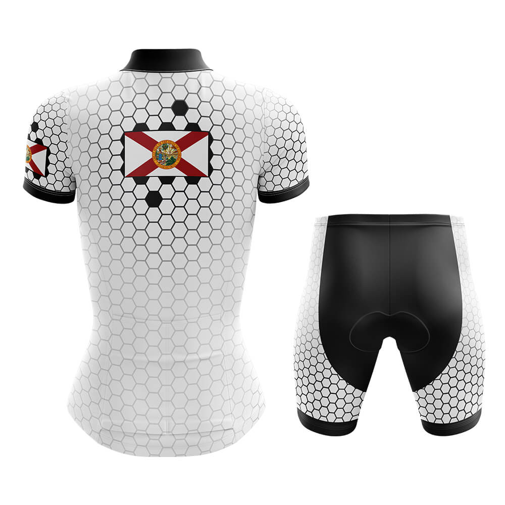 Florida - Women V7 - Cycling Kit-Jersey + Shorts-Global Cycling Gear