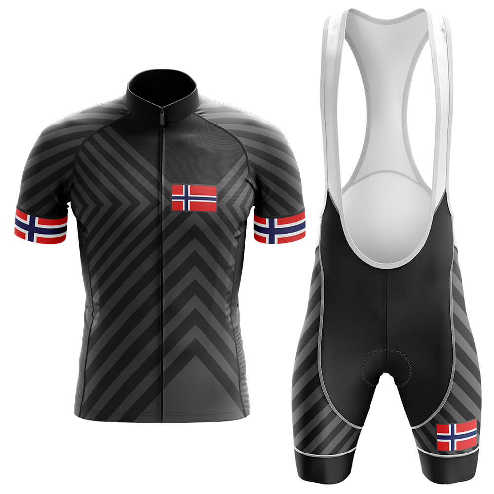 Norway V13 - Black - Men's Cycling Kit-Full Set-Global Cycling Gear