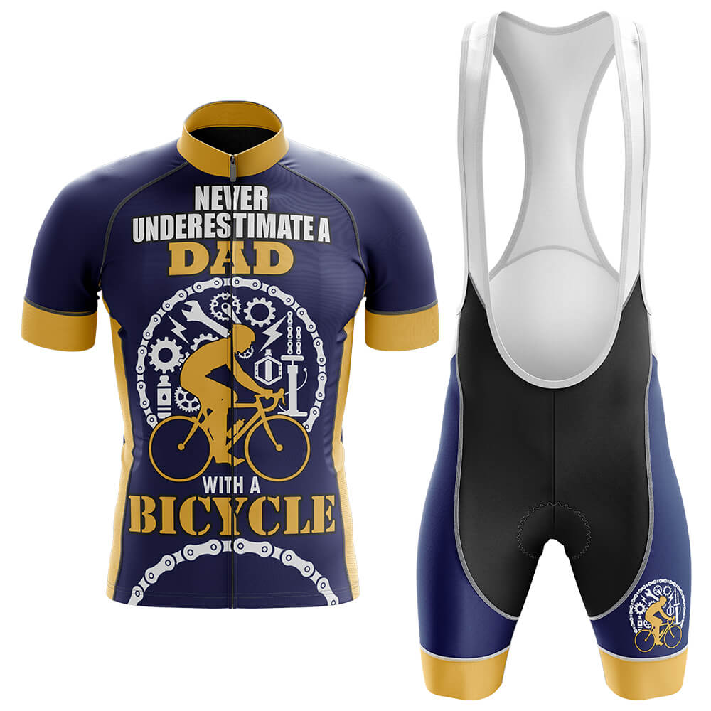 Dad Men's Cycling Kit V2 - Sale Ending Soon-Jersey + Bibs-Global Cycling Gear
