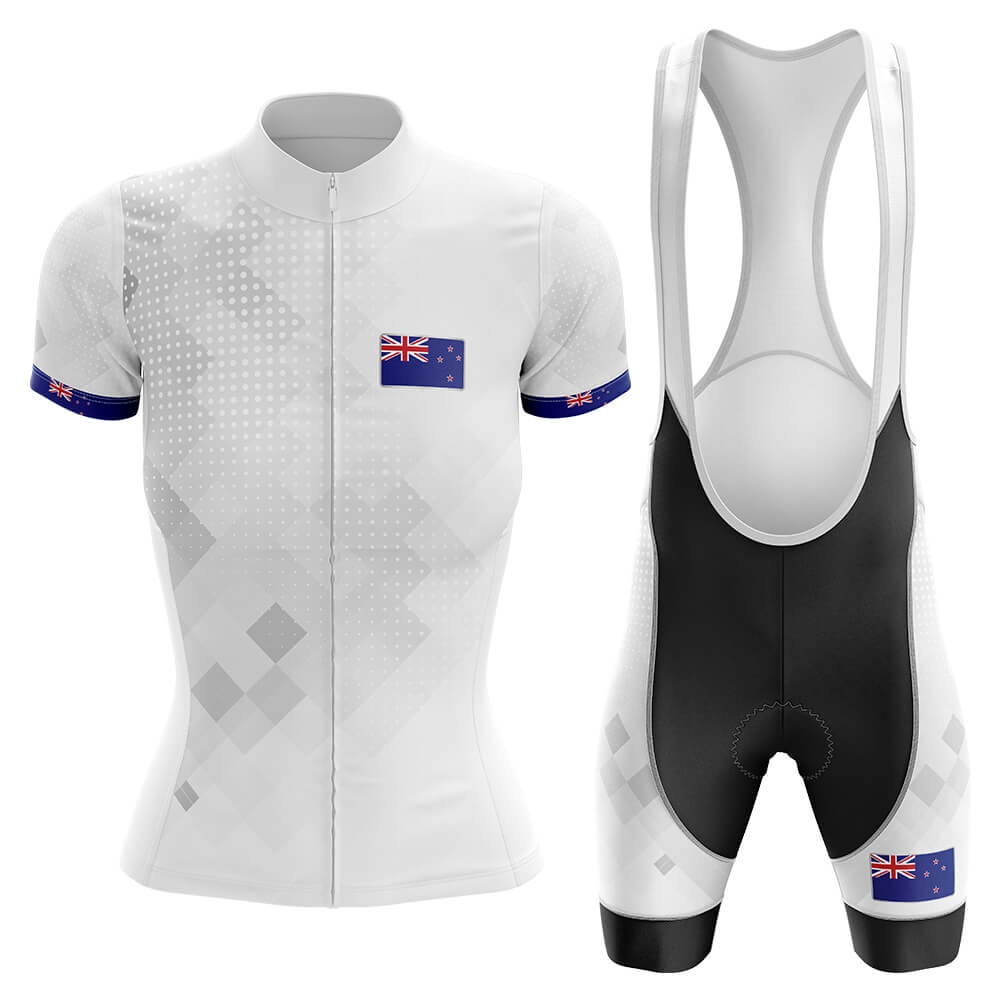 New Zealand - Women - Cycling Kit-Jersey + Bib shorts-Global Cycling Gear