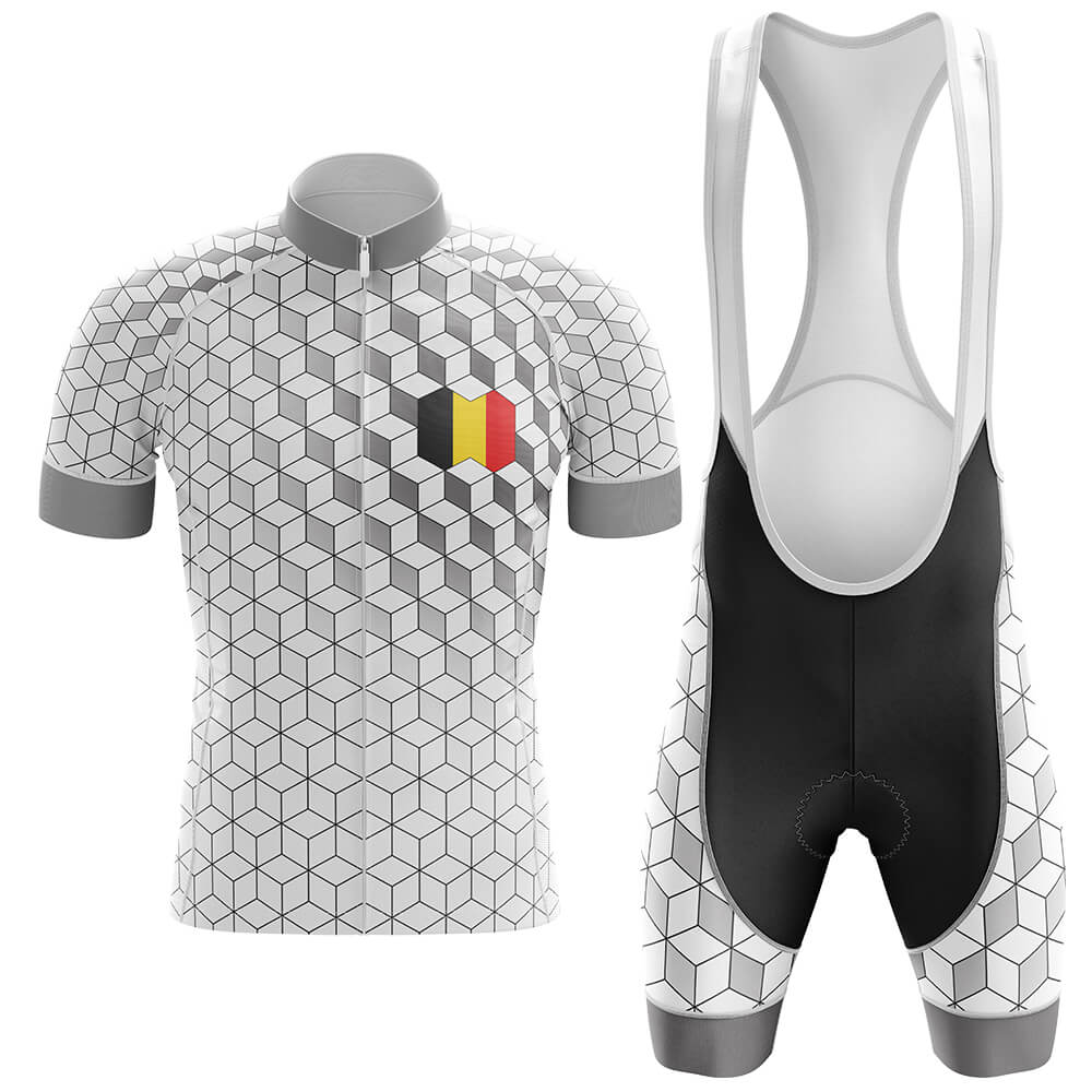 Belgium V8 - Men's Cycling Kit-Jersey + Bibs-Global Cycling Gear